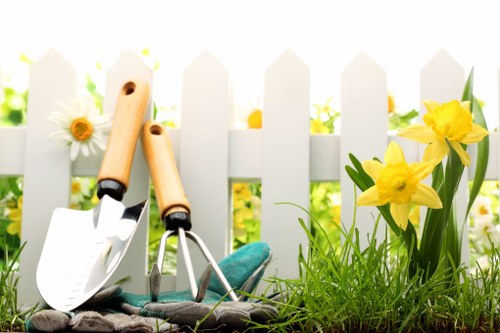 A timber fence panel installation suited to a Barnet property